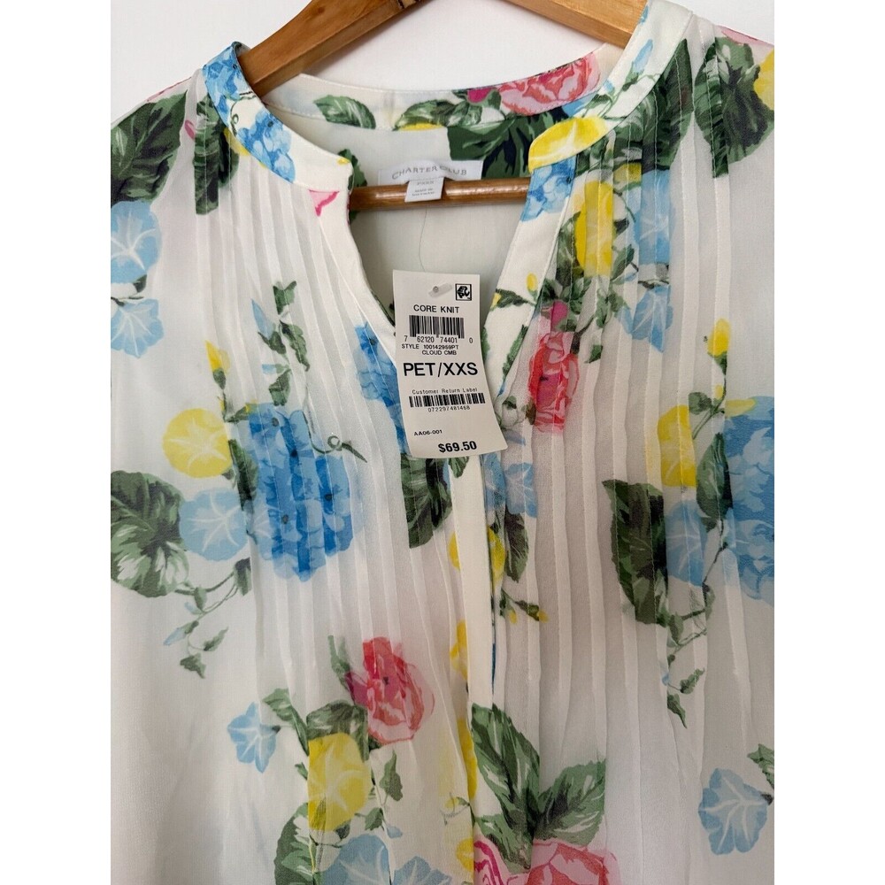 Charter Club Women's Blouse PXXS - Picture 3 of 6